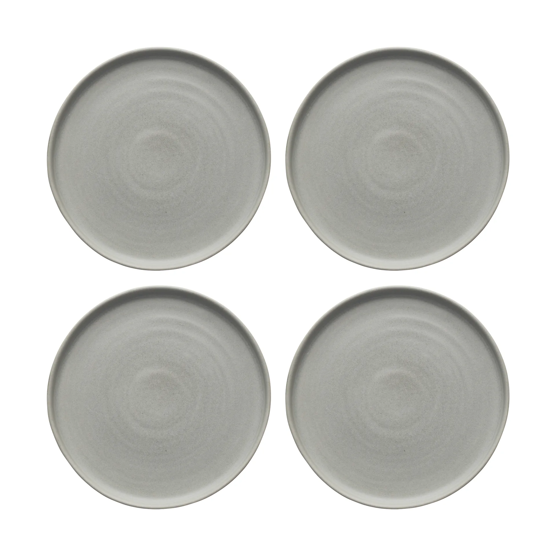Sandsbro small plate light grey, Ø20 cm, 4-pack,  Scandi Living