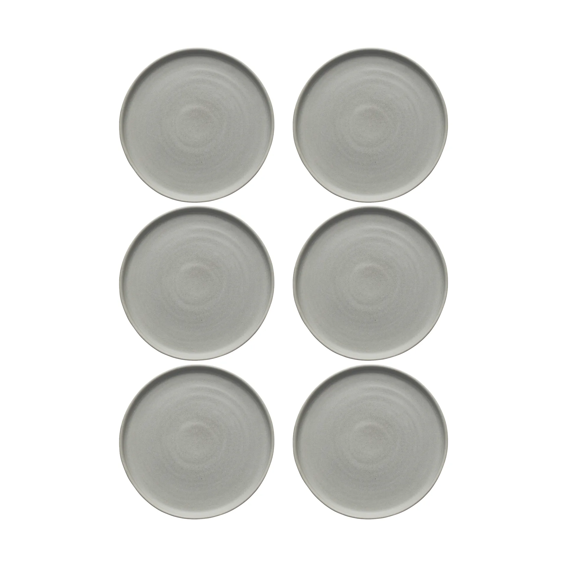 Sandsbro small plate light grey, Ø20 cm, 6-pack,  Scandi Living