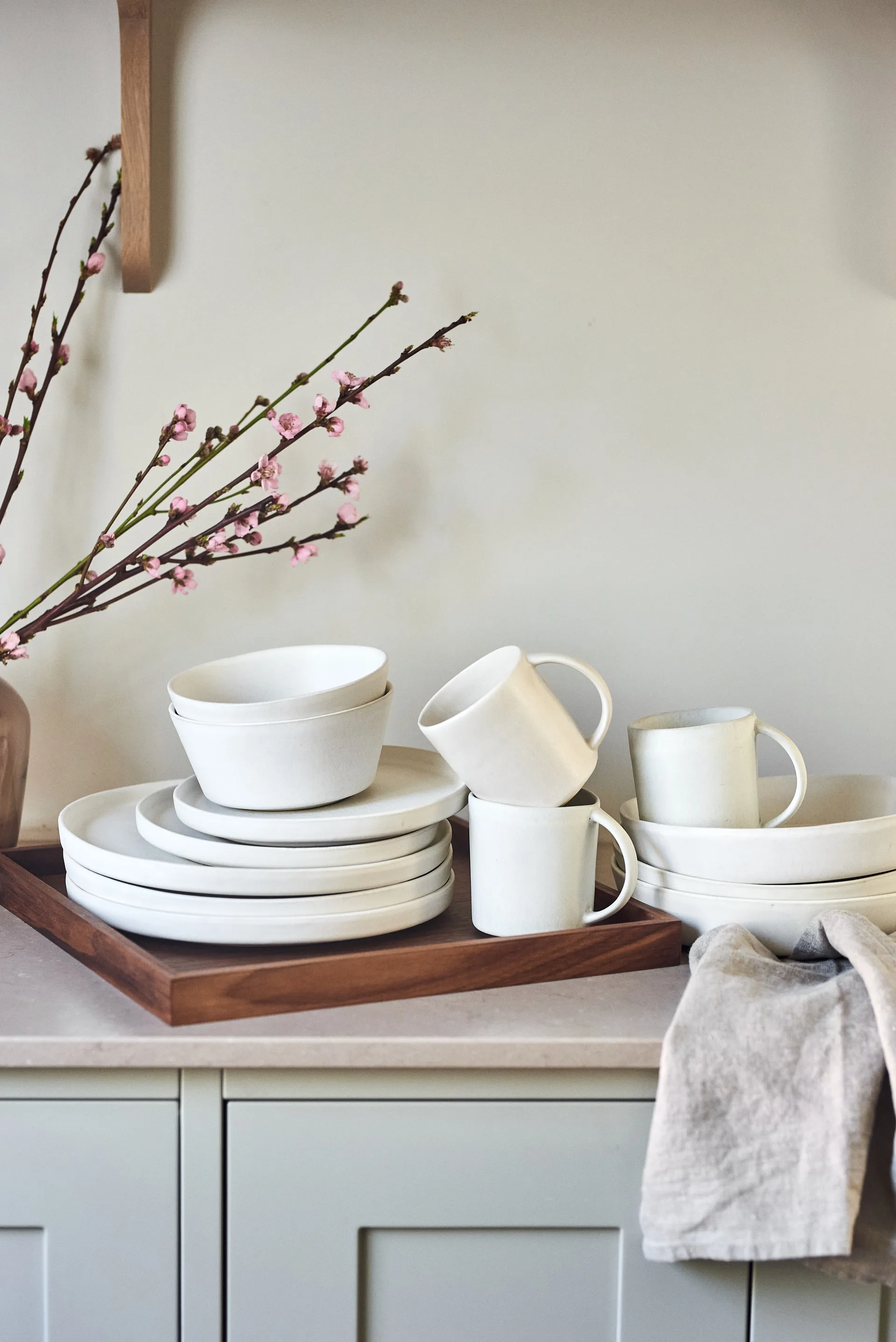 Sandsbro small plate, Off white, Ø20 cm Scandi Living