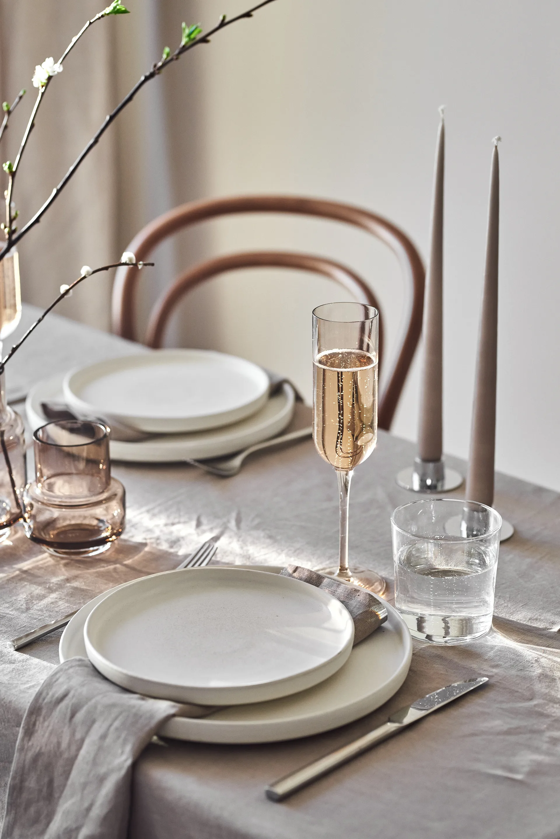 Sandsbro small plate, Off white, Ø20 cm Scandi Living