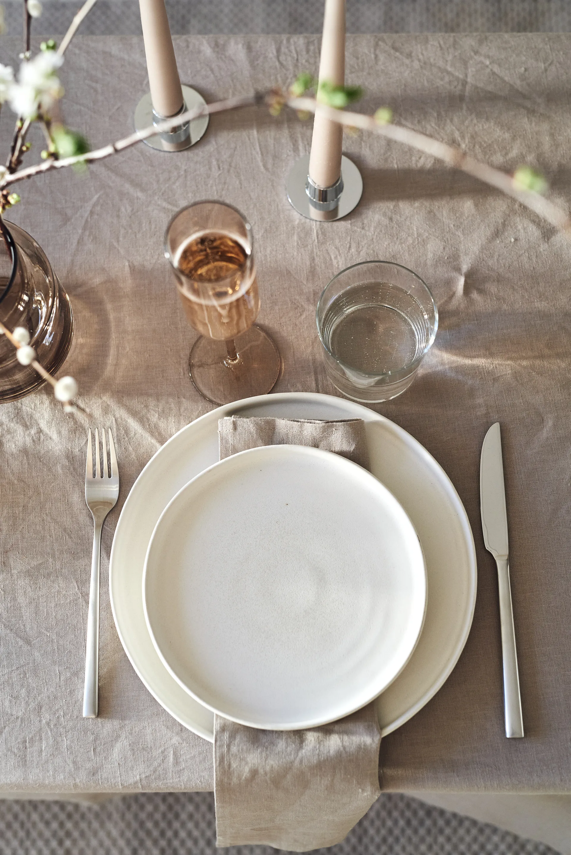 Sandsbro small plate, Off white, Ø20 cm Scandi Living