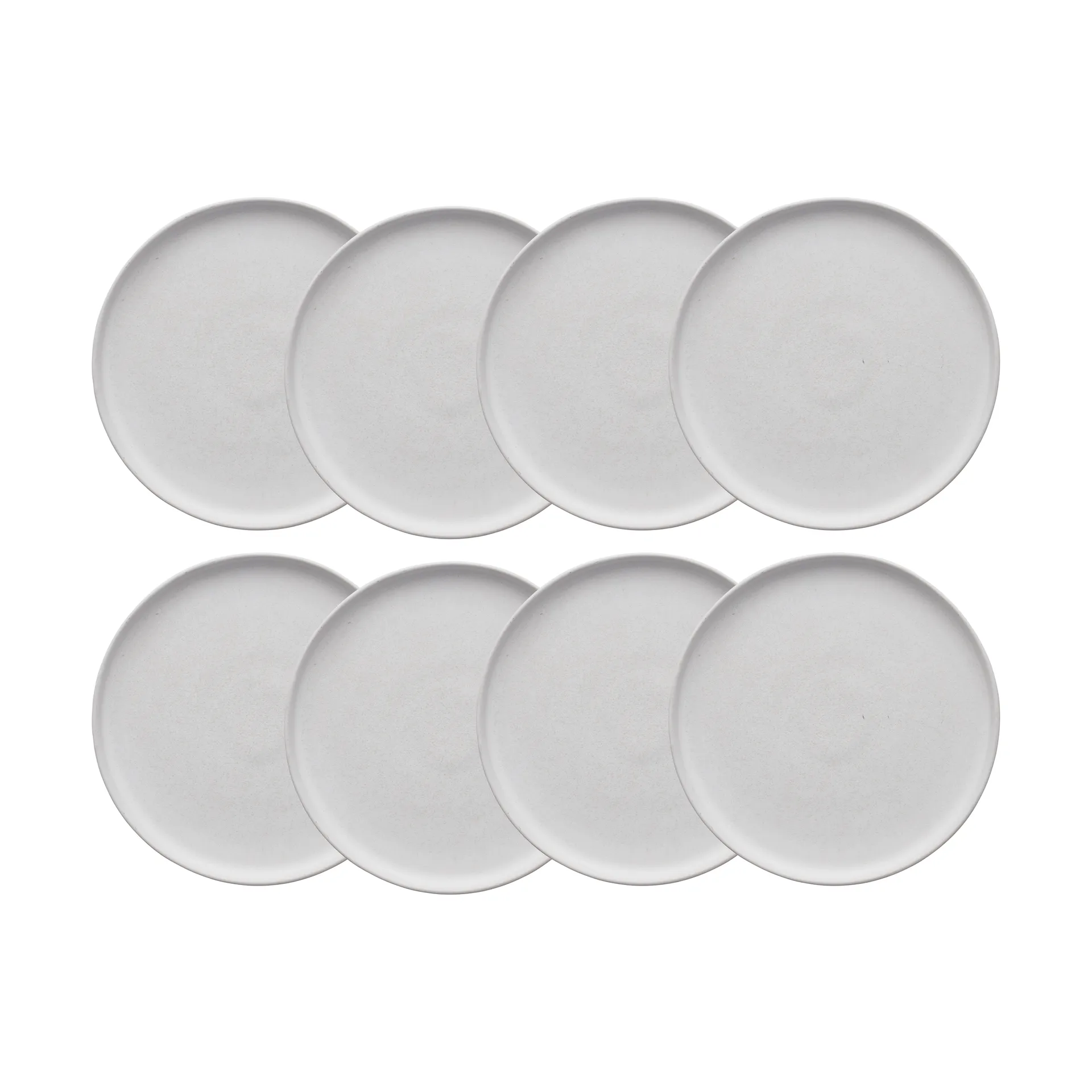Sandsbro small plate offwhite, Ø20 cm, 8-pack,  Scandi Living