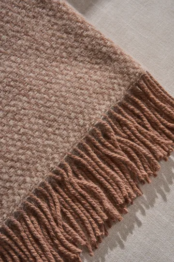 Sandstone wool throw 130x180 cm - Mocha - Scandi Living