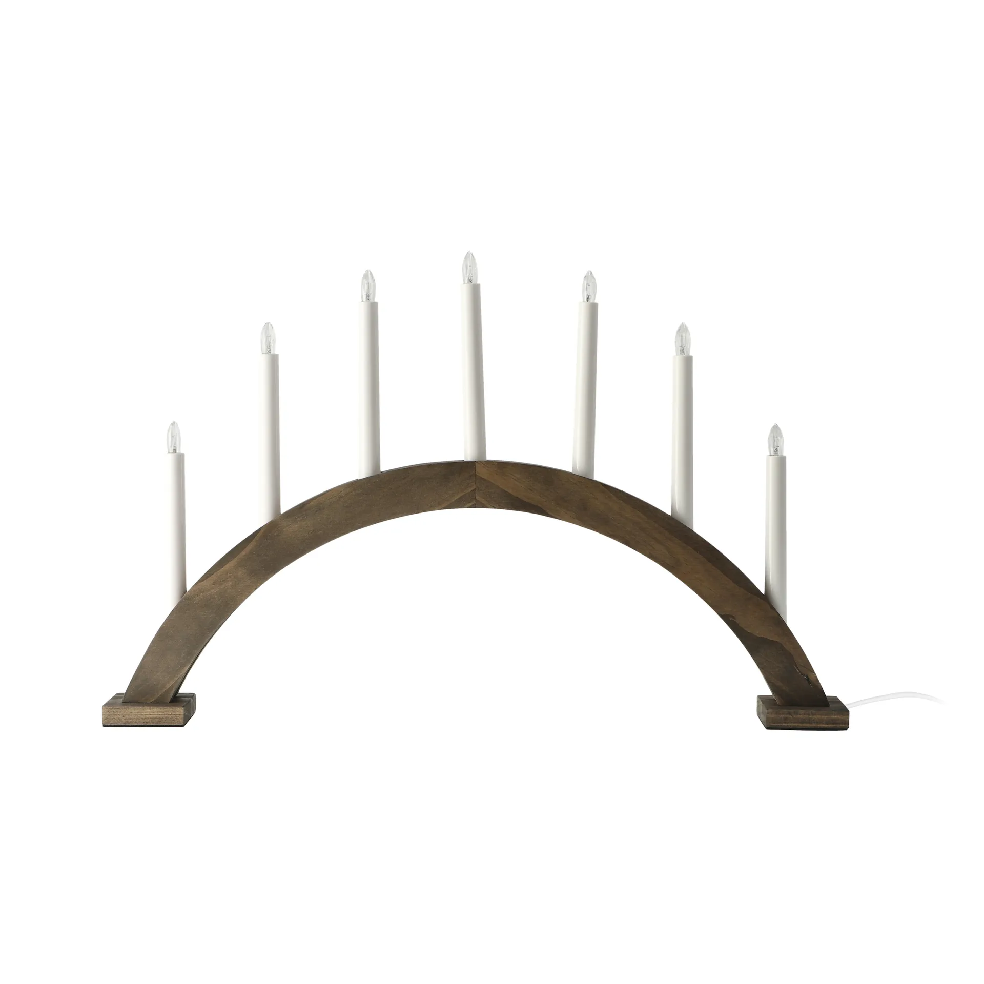 Sky advent candle bow 41 cm, Dark oil Scandi Living