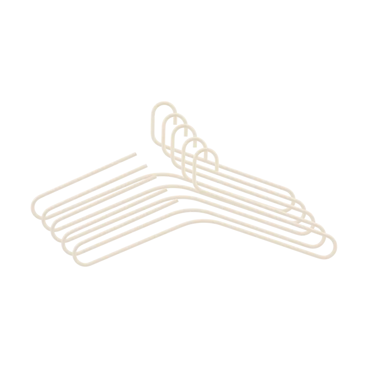Smooth hanger 5-pack - Beige - Scandi Living