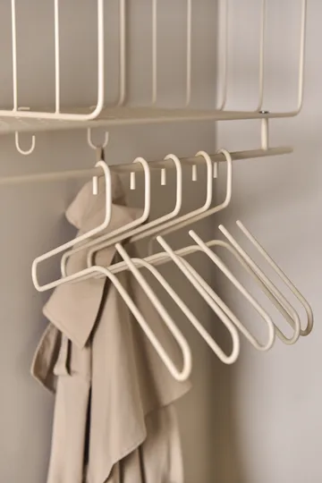 Smooth hanger 5-pack - Beige - Scandi Living
