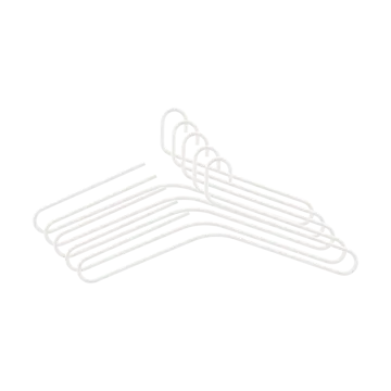 Smooth hanger 5-pack - White - Scandi Living