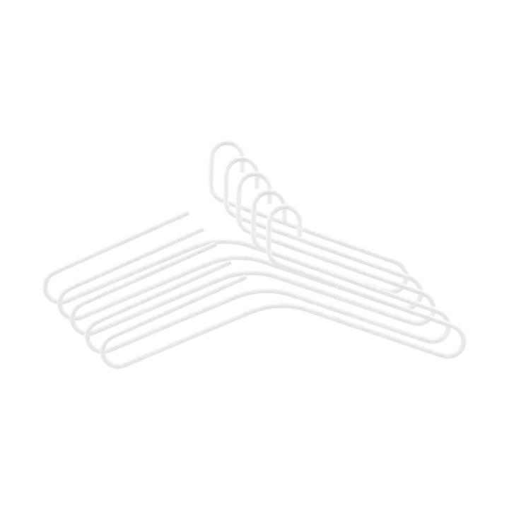 Smooth hanger 5-pack - White - Scandi Living