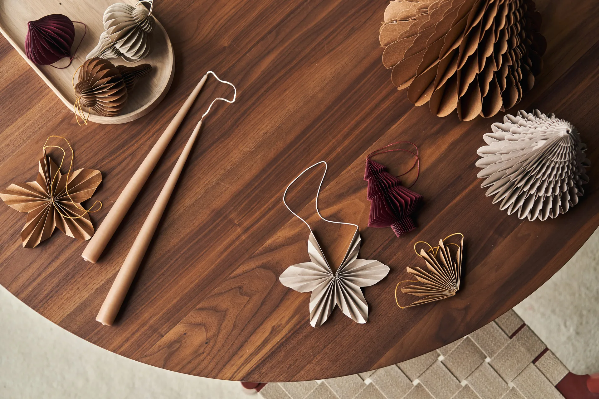 Spira baubles 4-pack, Beige Scandi Living