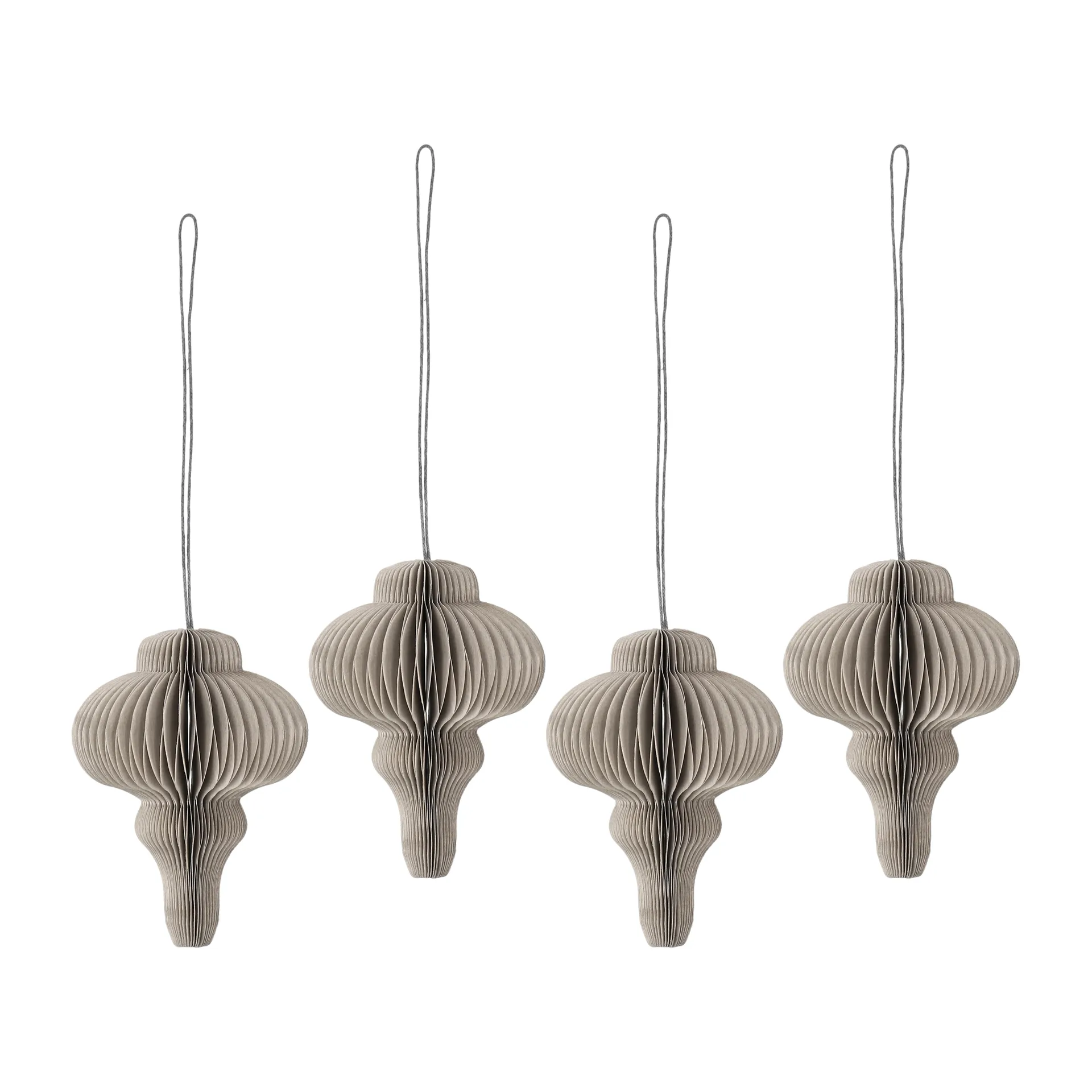 Spira baubles 4-pack, Beige Scandi Living