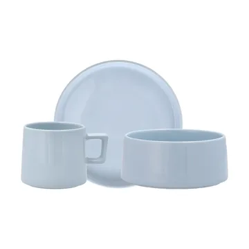 Taper breakfast set 12 pieces - Light blue - Scandi Living