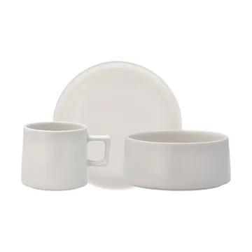 Taper breakfast set 12 pieces - White - Scandi Living