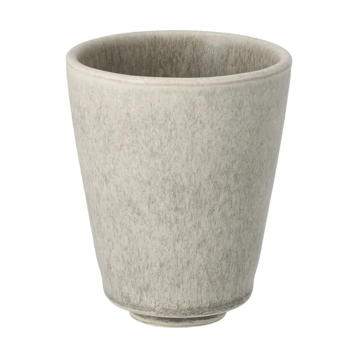 Terra cappuccino cup - Beige stoneware, 14,5 cl - Scandi Living