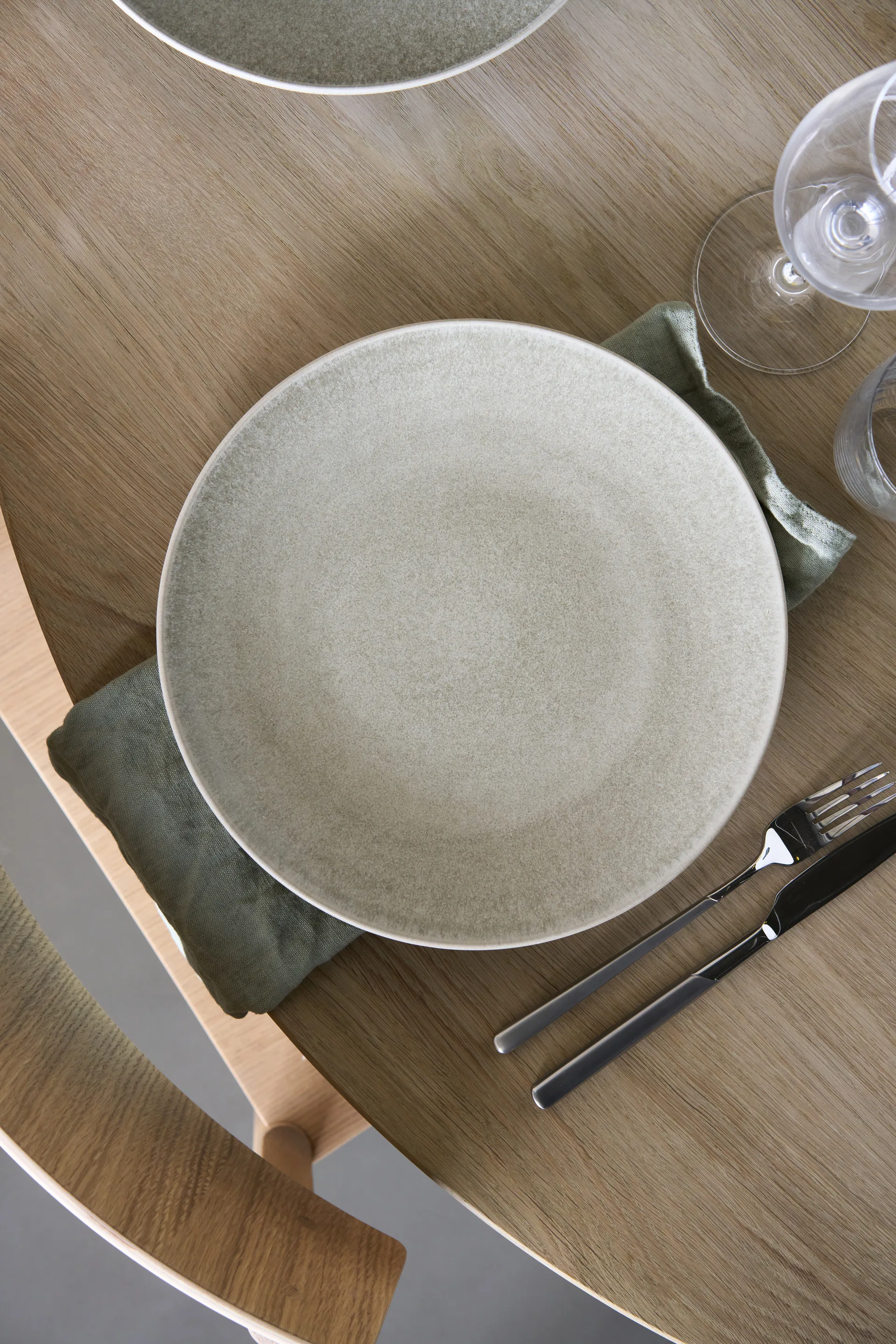 Terra dinner plate, Beige stoneware, Ø26,5 cm Scandi Living