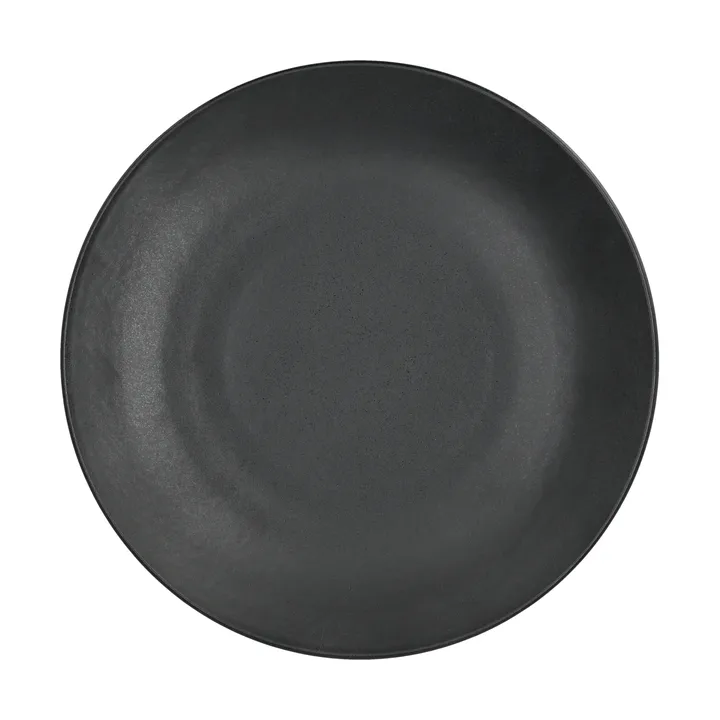 Terra dinner plate - Black stoneware, Ø26,5 cm - Scandi Living