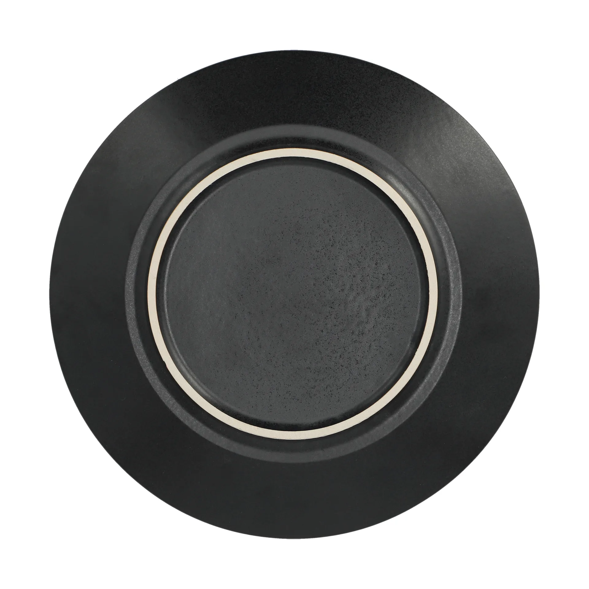 Terra dinner plate, Black stoneware, Ø26,5 cm Scandi Living