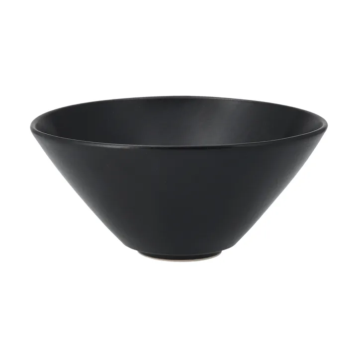 Terra ramen bowl - Black stoneware, Ø20 cm - Scandi Living