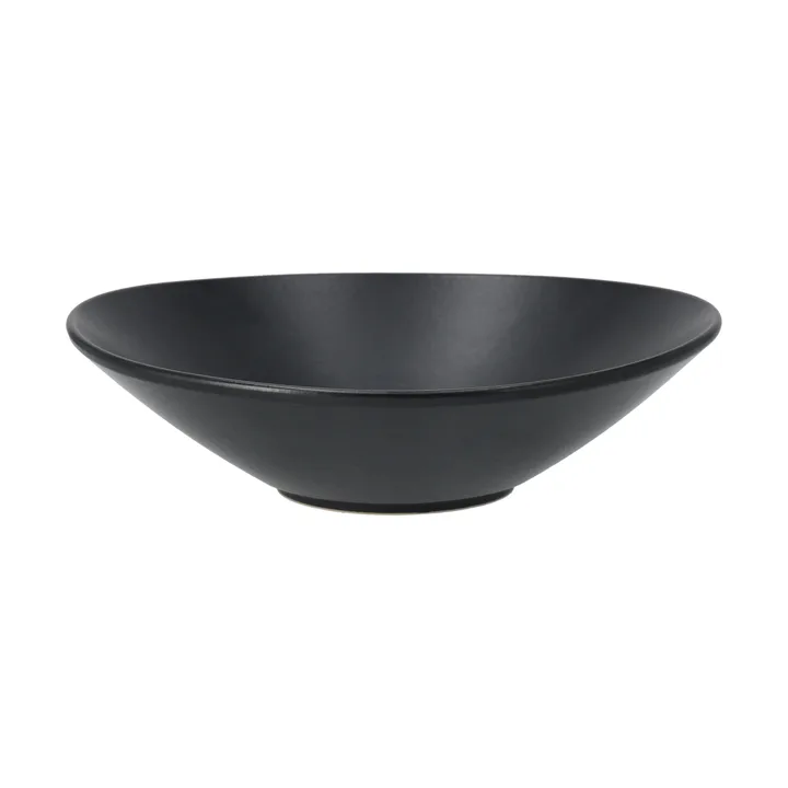 Terra salad bowl - Black stoneware, Ø30 cm - Scandi Living