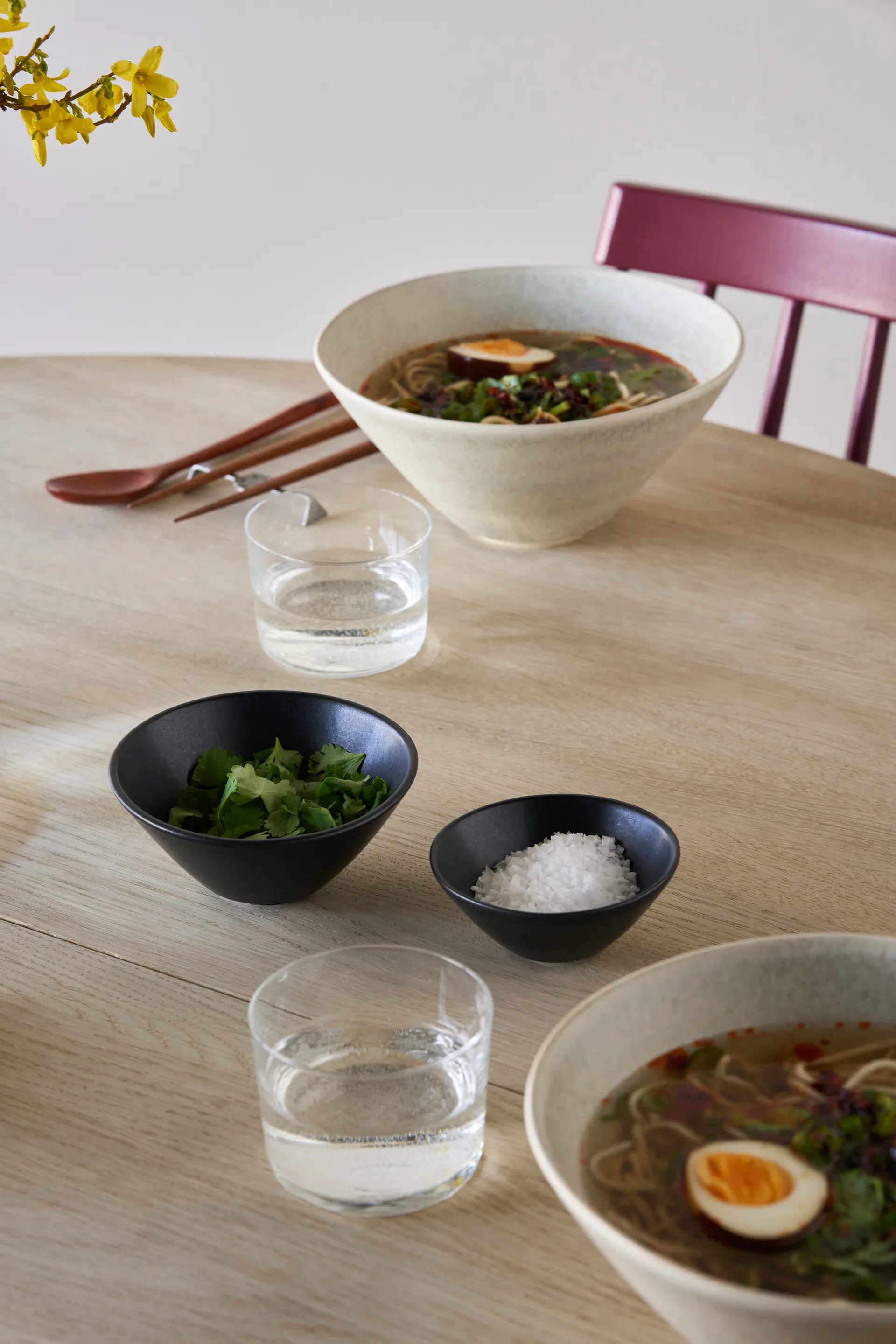 Terra serving bowl, Black stoneware, Ø9,5 cm Scandi Living
