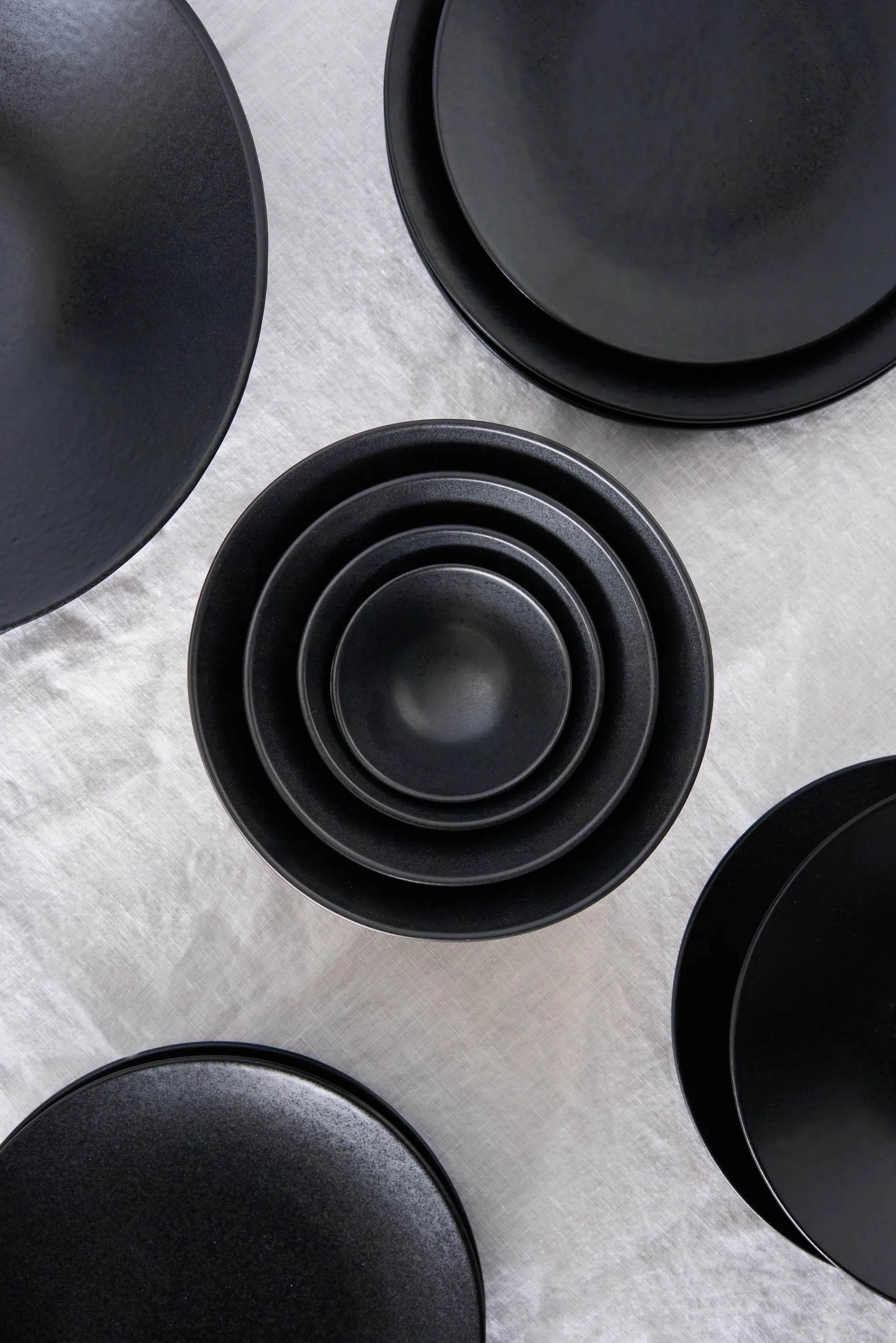 Terra soup bowl, Black stoneware, Ø16 cm Scandi Living