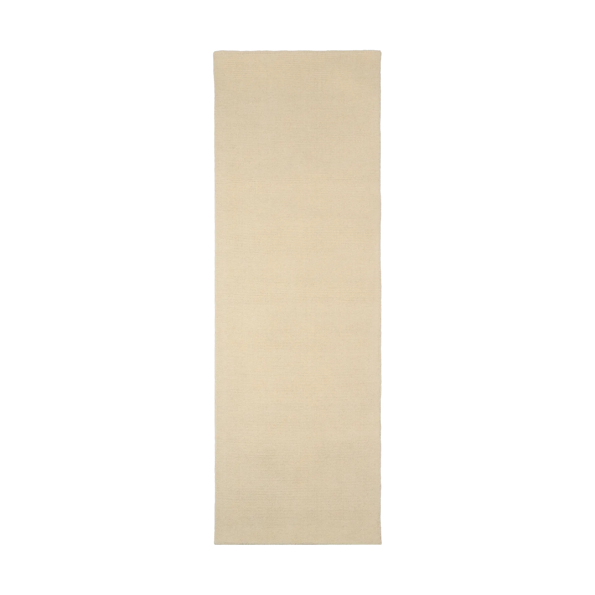 Terrain wool rug natural white, 80x240 cm Scandi Living