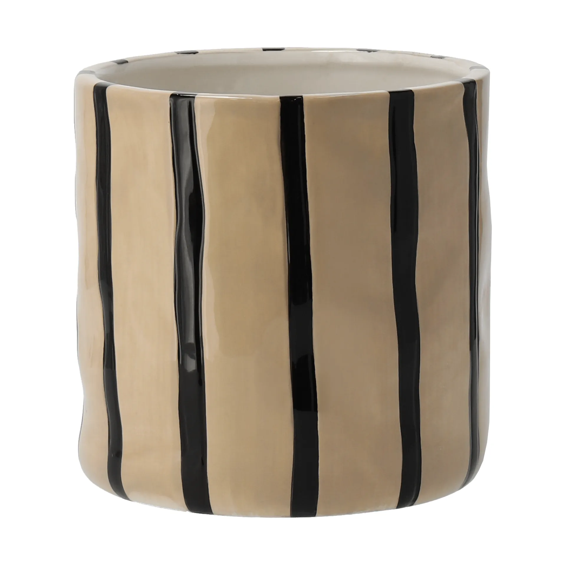 Thrive flowerpot Ø16 cm, Beige-black Scandi Living