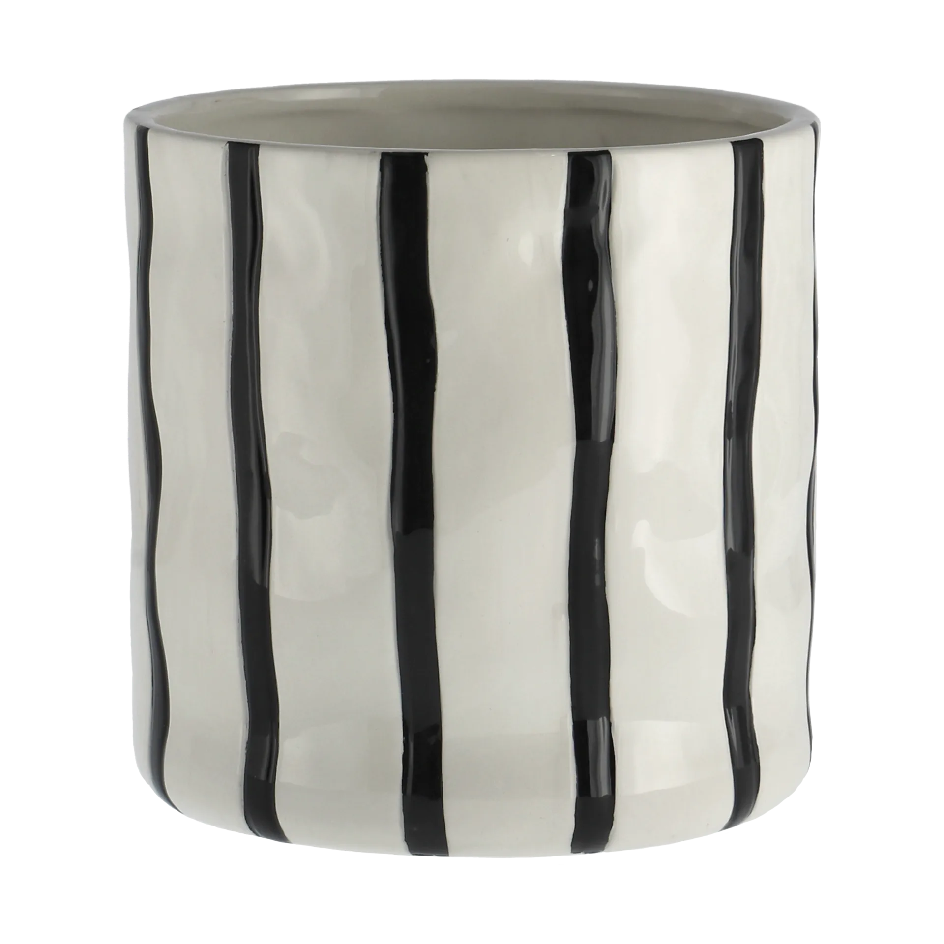 Thrive flowerpot Ø16 cm, White-black Scandi Living