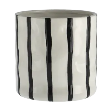 Thrive flowerpot Ø16 cm - White-black - Scandi Living