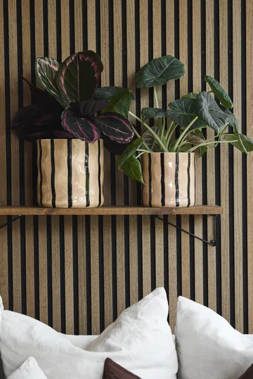Thrive flowerpot Ø20 cm - Beige-Black - Scandi Living