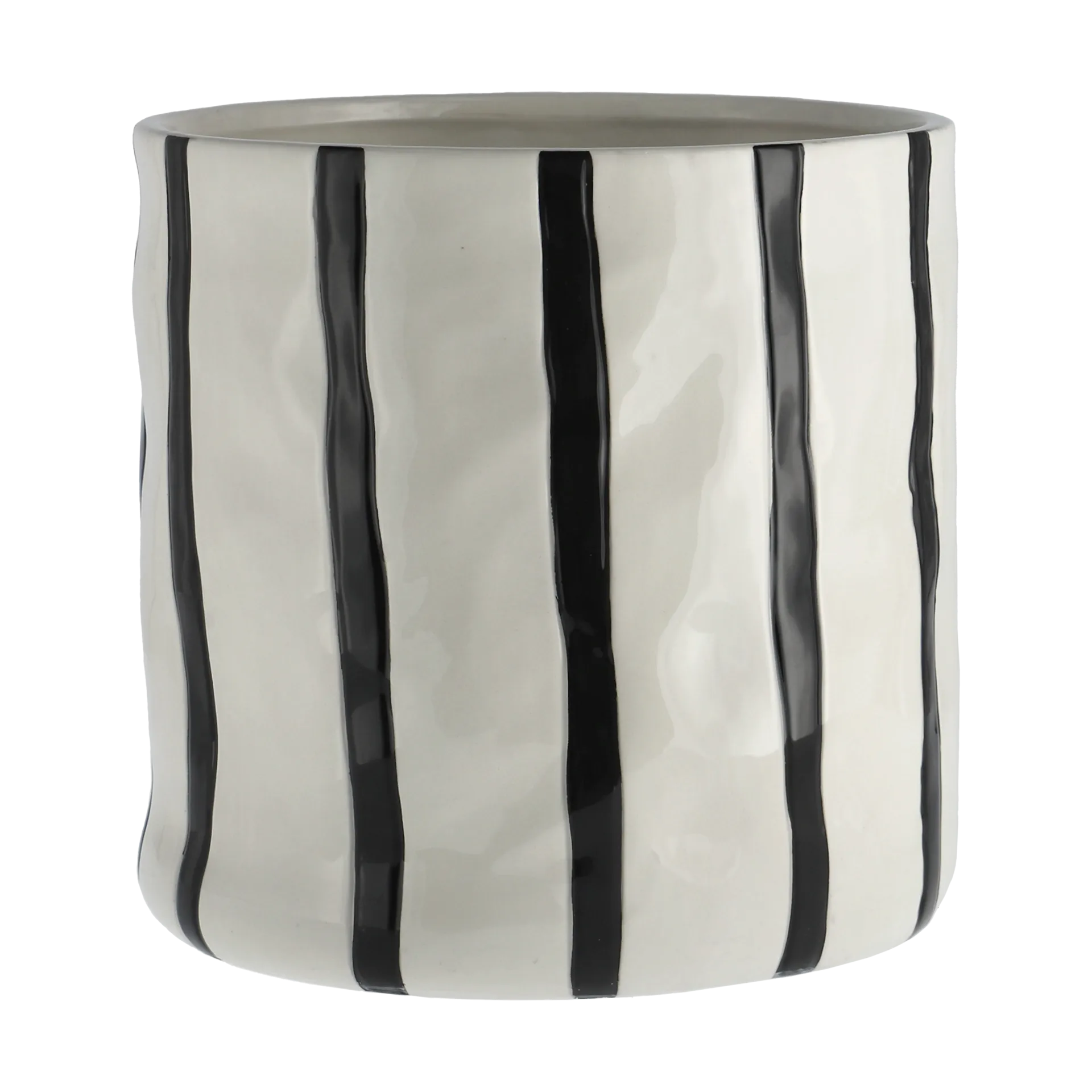 Thrive flowerpot Ø20 cm, White-black Scandi Living