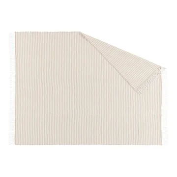 Tidal wool throw 130x180 cm - Beige - Scandi Living