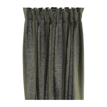 Tranquility curtain with multiband 139x250 cm - Forest green - Scandi Living