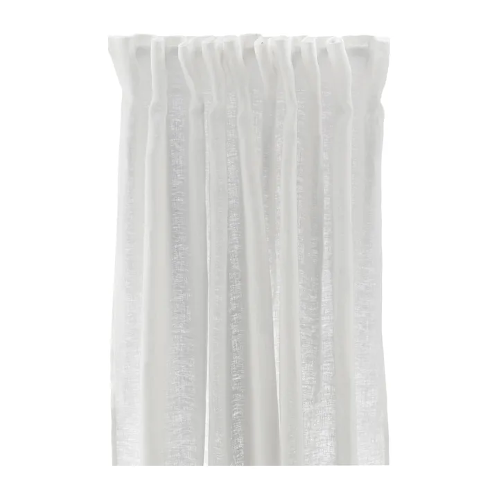 Tranquility curtain with multiband 139x250 cm - White - Scandi Living