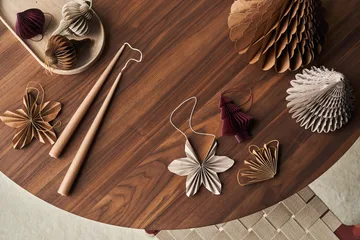 Trees Christmas tree decorations 2-pack - Beige - Scandi Living