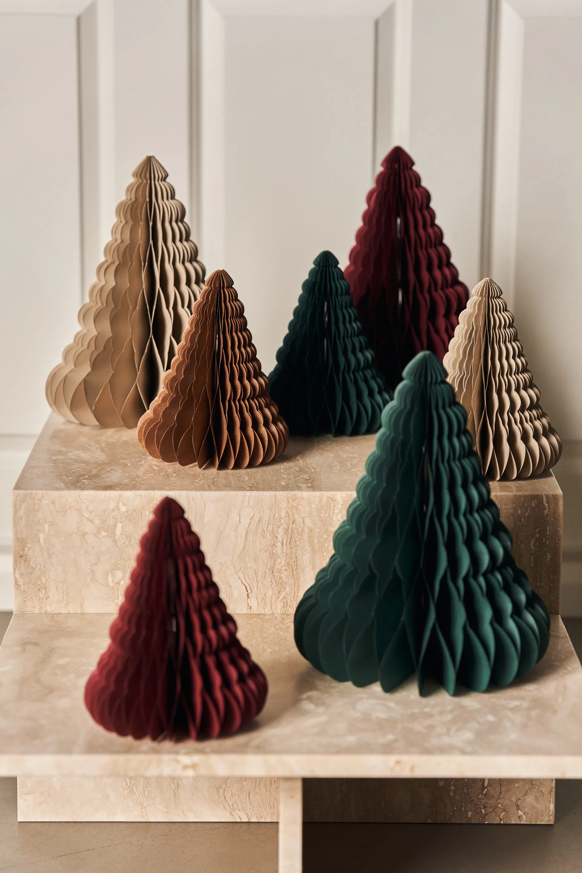 Trees Christmas tree decorations 2-pack, Forest Green Scandi Living