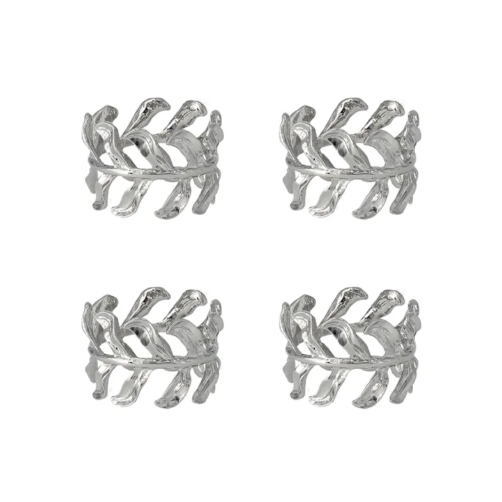 Vine napkin ring Ø4,7 cm 4-pack - Zinc alloy - Scandi Living