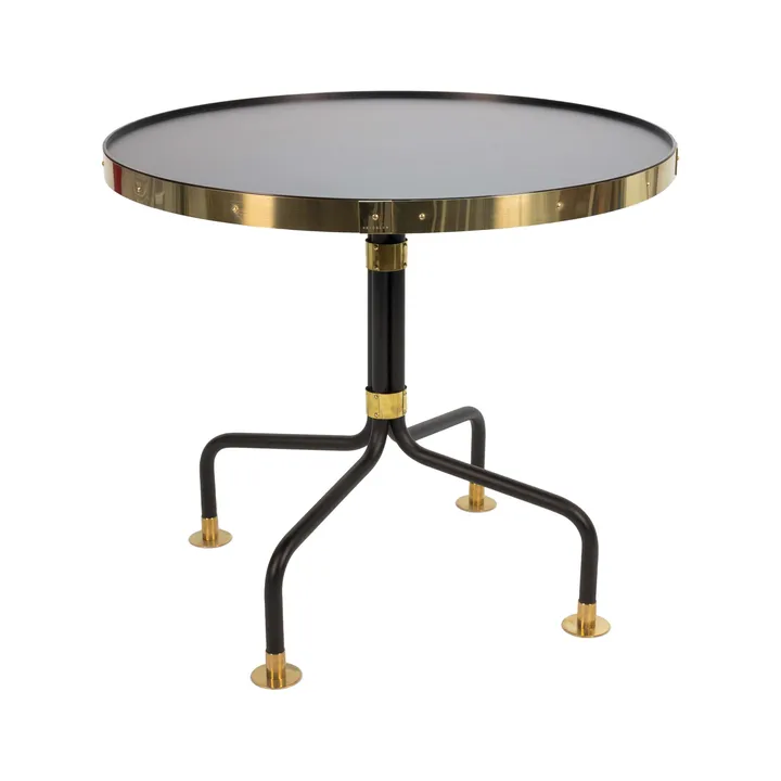 Café table 12 - Black-brass - Scherlin