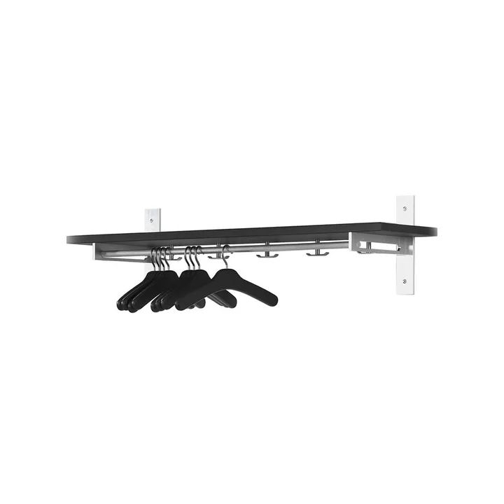 Hall shelf 7 - Oak black stained - Scherlin