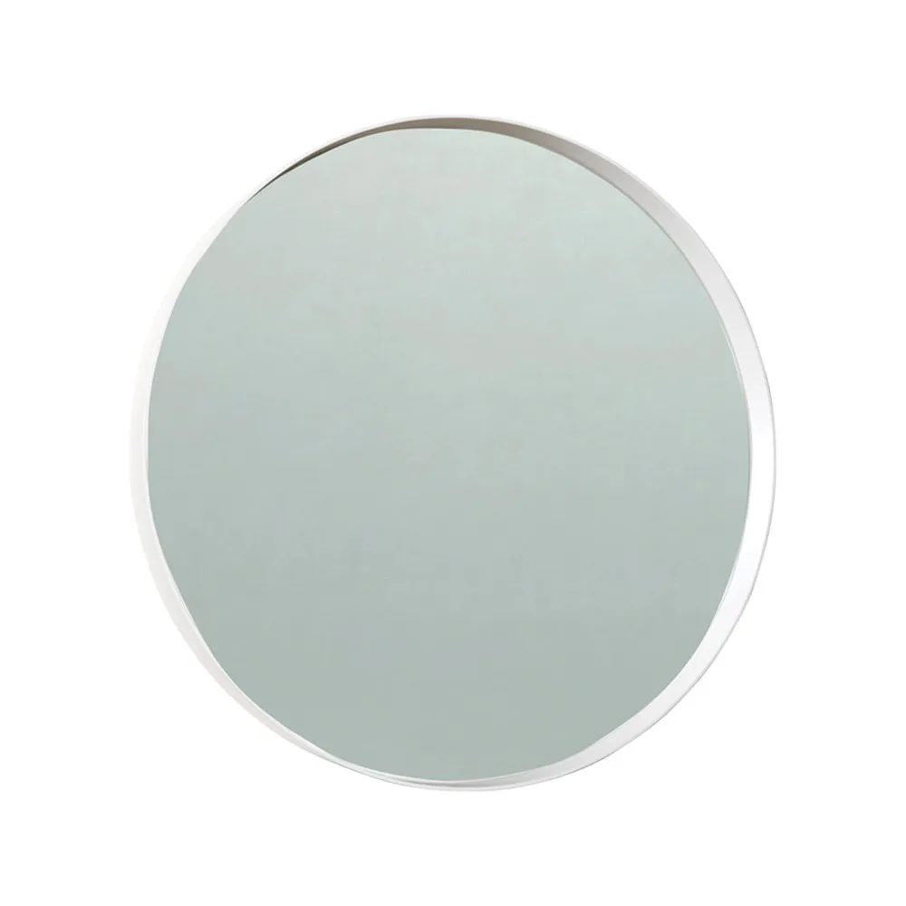 Mirror 9, White, Ø80 cm Scherlin