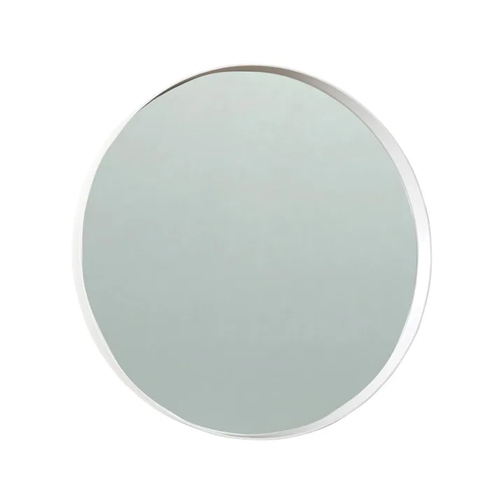Mirror 9 - White, Ø80 cm - Scherlin