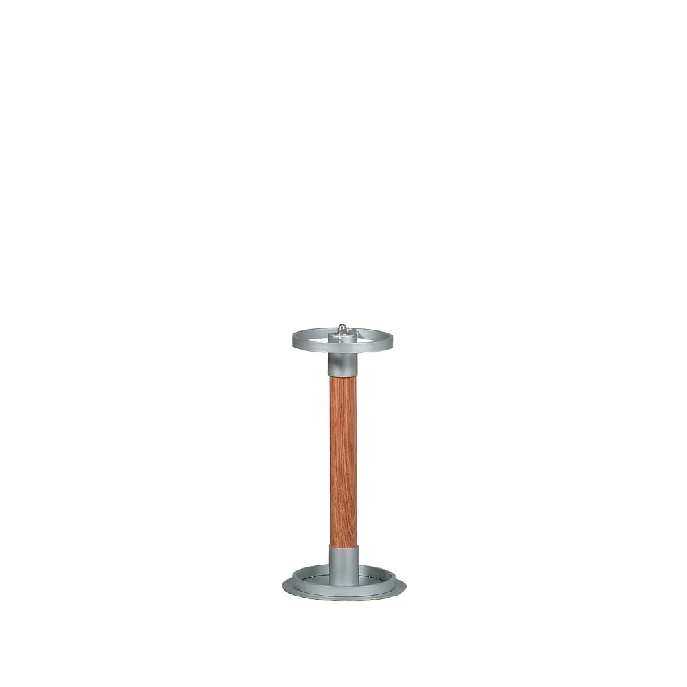 Umbrella stand, Oak, silver lacquer iron Scherlin