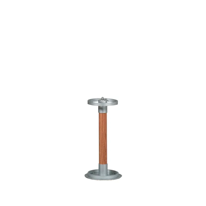 Umbrella stand - Oak, silver lacquer iron - Scherlin