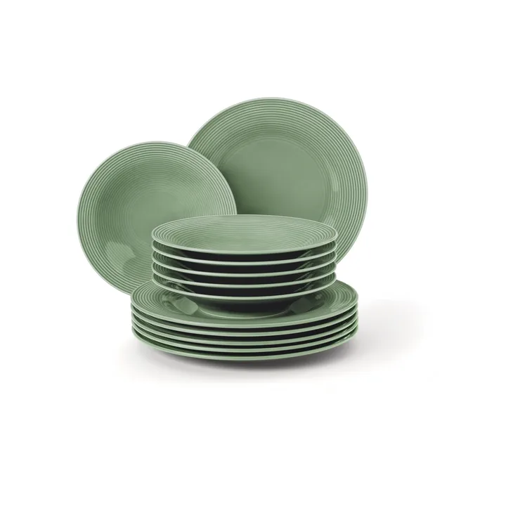 Beat service set 12 pieces - Green - Seltmann Weiden