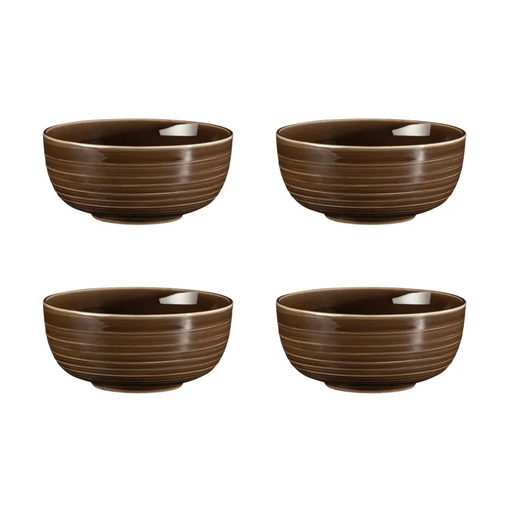 Terra bowl Ø15 cm 4-pack - Earth Brown - Seltmann Weiden