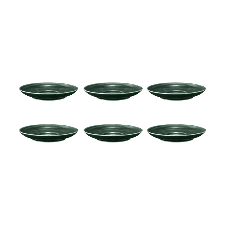 Terra coffee saucer Ø12 cm 6-pack - Moss Green - Seltmann Weiden