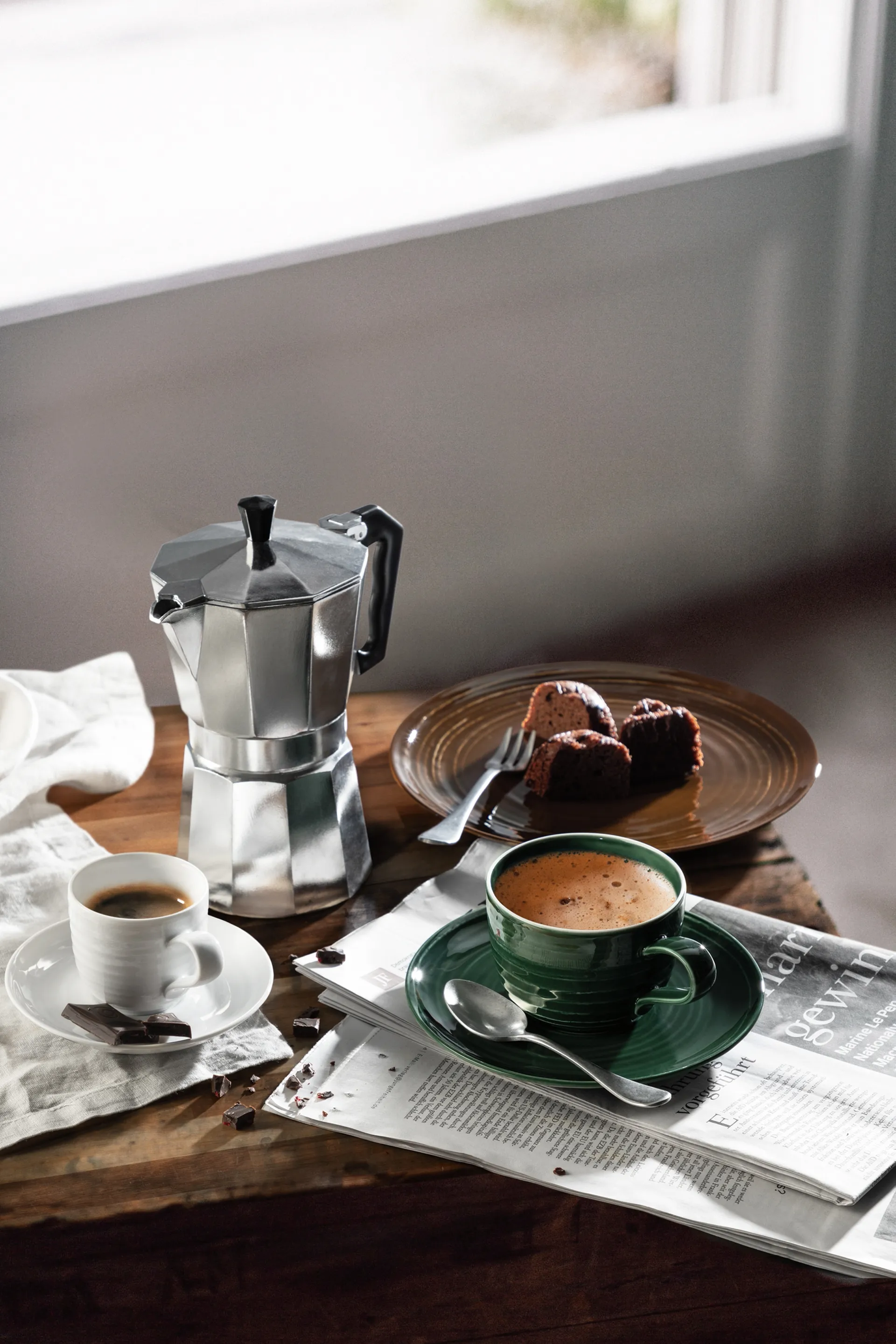 Terra coffee saucer Ø12 cm 6-pack, Moss Green Seltmann Weiden