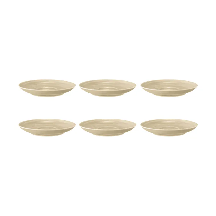 Terra coffee saucer Ø12 cm 6-pack - Sand Beige - Seltmann Weiden