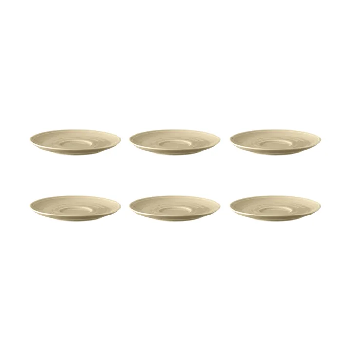 Terra coffee saucer Ø16.1 cm 6-pack - Sand Beige - Seltmann Weiden