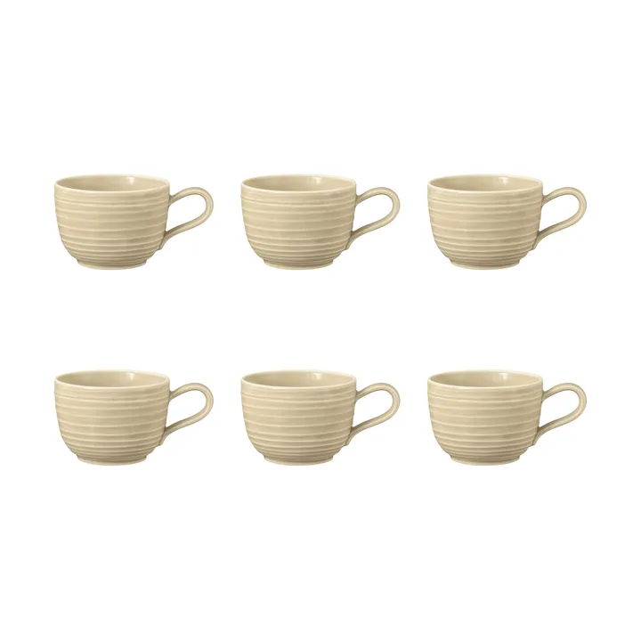 Terra cup 20 cl 6-pack - Sand Beige - Seltmann Weiden