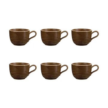 Terra cup 26 cl 6-pack - Earth Brown - Seltmann Weiden